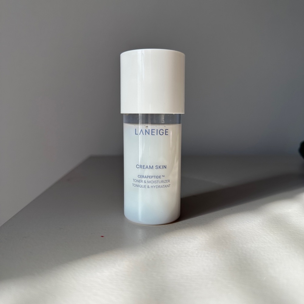 Laneige Mini Cream Skin Milky Toner with Ceramides and Peptides ($16)